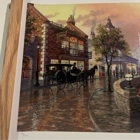 LONDON FOG Signed Limited Edition Seriolithograph by Kenneth Shotwell 1185/2250 - Picture 2 of 10